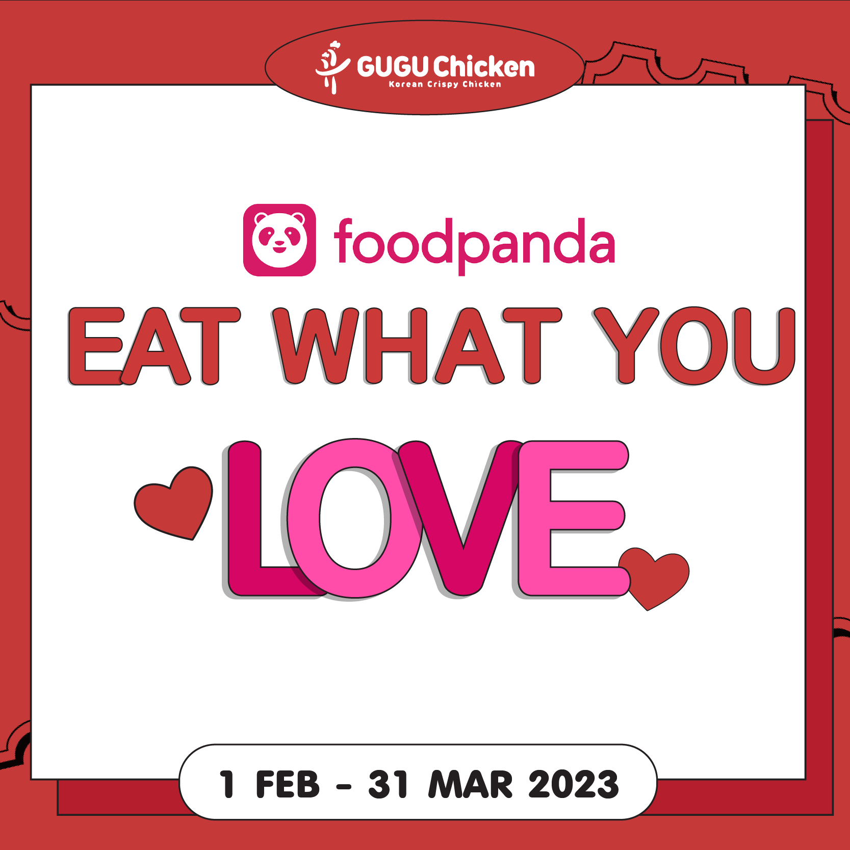 [Food panda FEB] Love eat set  ลด60 %